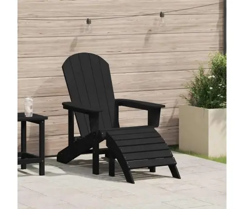 Adirondack Tool Padjaga Must 74 X 82 X 92Cm Hdpe