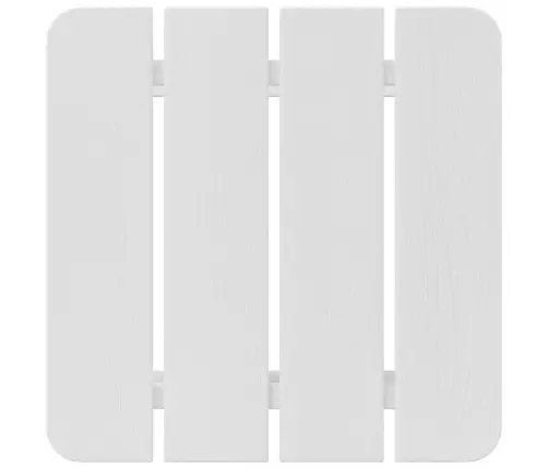 Külglaud Valge 38 X 38 X 46 Cm Polyethylene