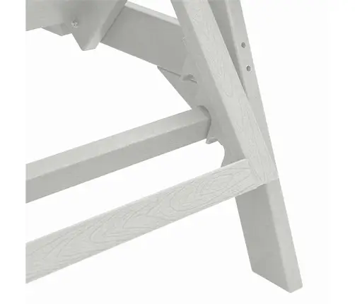 Sauļošanās Krēsls Balts 73.5 X 92 X 90Cm Hdpe Vidaxl