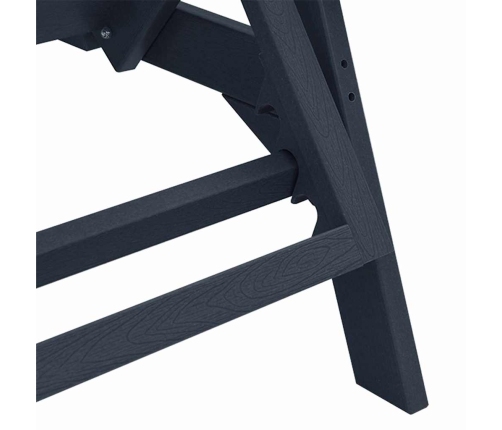 Sauļošanās Krēsls Ar Spilvenu Tumši Zils 73.5 X 92 X 90Cm Hdpe Vidaxl