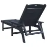 Sauļošanās Krēsls Ar Spilvenu Tumši Zils 73.5 X 92 X 90Cm Hdpe Vidaxl