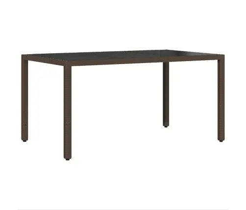 Dārza Ēdamgalds 5 Pcs Brūna 150 X 90 X 75 Cm Vidaxl