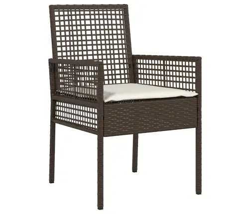 Dārza Ēdamgalds 5 Pcs Brūna 150 X 90 X 75 Cm Vidaxl