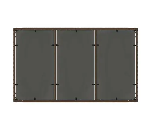 Dārza Ēdamgalds 5 Pcs Brūna 150 X 90 X 75 Cm Vidaxl