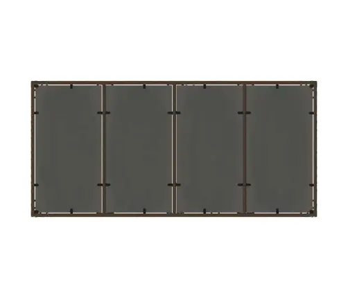 Dārza Ēdamgalds 7 Pcs Brūna 190 X 90 X 75 Cm Vidaxl