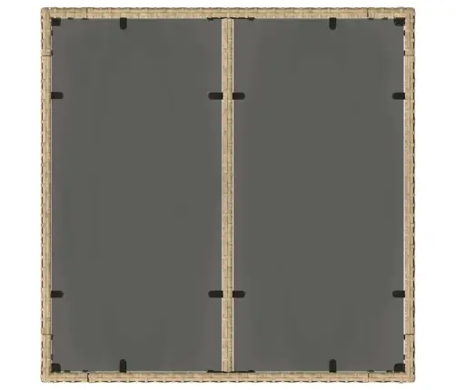 Aia Söögilaudade Komplekt 3 Pcs Beež Polürotang