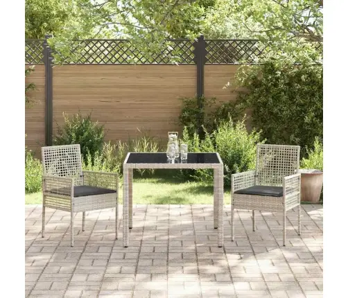 Aia Söögilaudade Komplekt 3 Pcs Helehall Polürotang