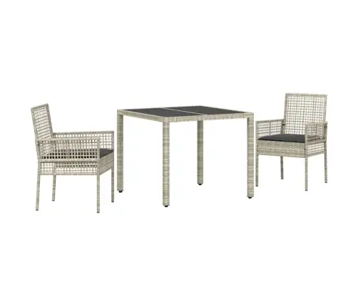 Aia Söögilaudade Komplekt 3 Pcs Helehall Polürotang