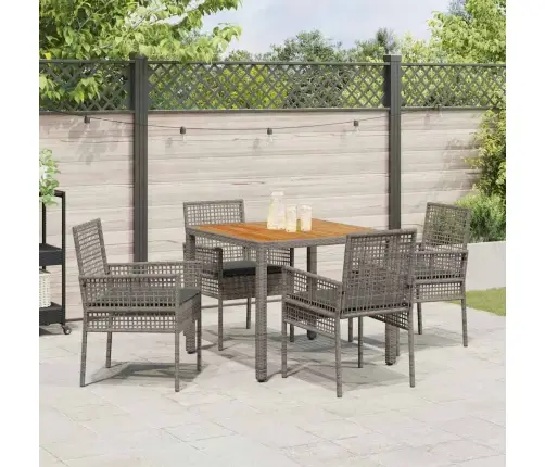 Aia Söögilaudade Komplekt 5 Pcs Hall Polürotang