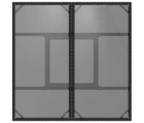 Aia Söögilaudade Komplekt 3 Pcs Must Polürotang