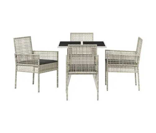 Aia Söögilaudade Komplekt 5 Pcs Helehall Polürotang