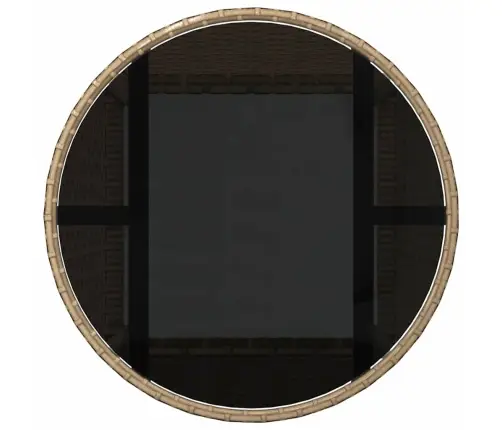 Sodo Valgomojo Komplektas 3 Pcs Smėlio Poli Ratanas