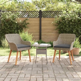 Dārza Krēsls 2 Pcs Melna 55 X 62.5 X 82Cm Poliratāns Vidaxl