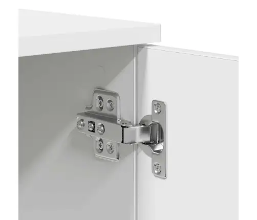 Lovos Rėmas Su Stalčių Balta 100 X 200 Cm Apdirbta Mediena