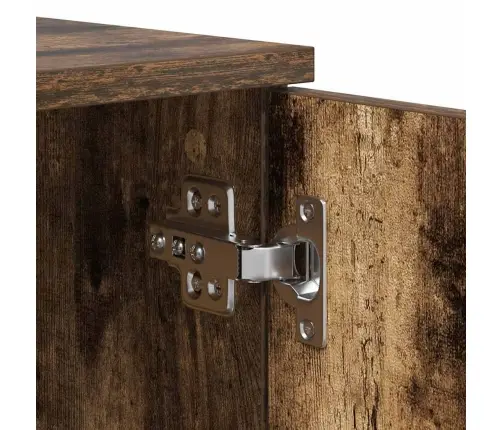 Uzglabāšanas Gultas Rāmis Dūmots Ozols 100X200 Cm Vidaxl