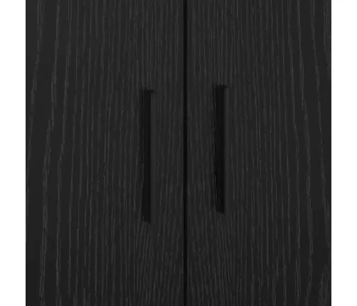 Uzglabāšanas Gultas Rāmjis Melnā Ozola 90X190 Cm Vidaxl