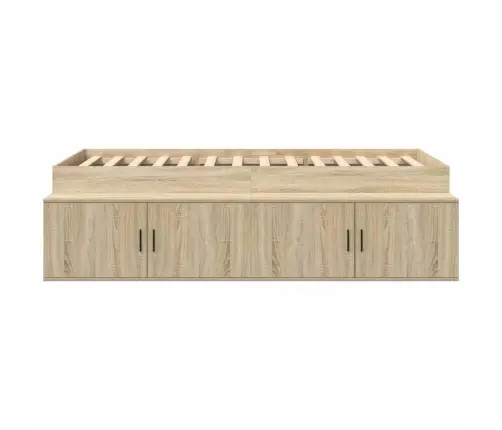 Uzglabāšanas Gultas Rāmis Sonoma Ozols 90X190 Cm Vidaxl