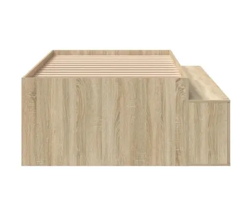 Uzglabāšanas Gultas Rāmis Sonoma Ozols 90X190 Cm Vidaxl