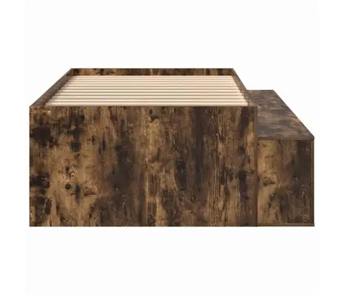 Uzglabāšanas Gultas Rāmis Dūmota Ozola 90X190 Cm Vidaxl