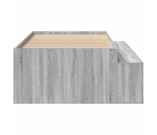 Uzglabāšanas Gultas Rāmis Pelēka Sonoma 90X190 Cm Vidaxl