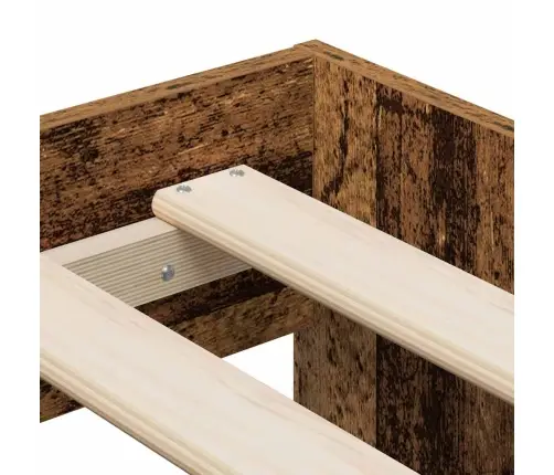 Glabāšanas Gultas Rāmis Ozolkoks 75X190 Cm Vidaxl