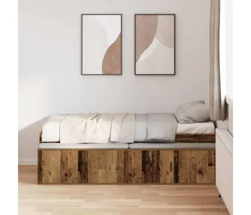 Glabāšanas Gultas Rāmis Ozolkoks 75X190 Cm Vidaxl