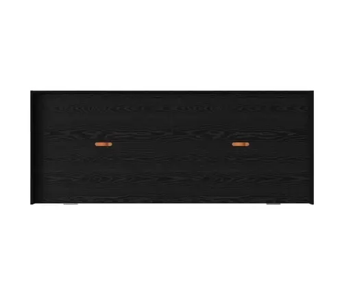 Gultas Ar Uzglabāšanas Vietu Ar Atvilktni Melns Ozolkoks 80 X 200 Cm Gultas Ar Uzglabāšanas Vietu Ar Atvilktni Melns Ozolkoks 80 X 200 Cm