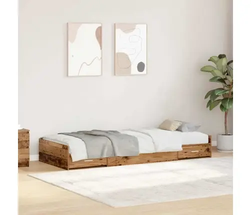 Lovos Rėmas Senovinis Medis 80 X 200 Cm Apdirbta Mediena