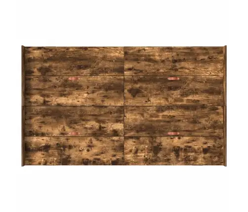 Voodi Hoiukohaga Raam Suitsetatud Tamm 120 X 190 Cm Tehispuit