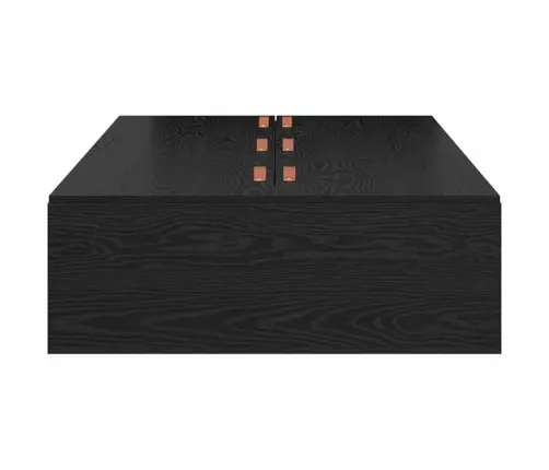 Voodi Hoiukohaga Raam Must Tamm 80 X 200 Cm Tehispuit