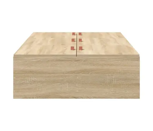 Gultas Rāmis Uzglabāšanai Sonoma Ozolā 80X200 Cm Vidaxl