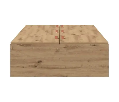 Gultas Rāmis Uzglabāšanai, Mākslīgais Ozols, 80X200 Cm Vidaxl