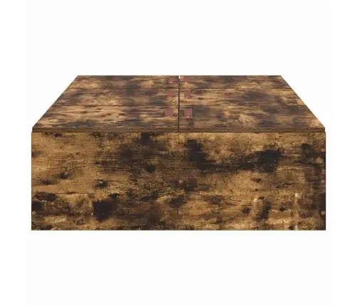 Uzglabāšanas Gultas Rāmis Dūmu Ozols 100X200 Cm Vidaxl