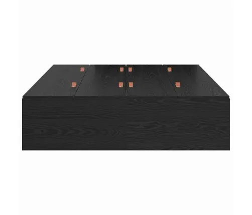 Lova Su Daiktų Laikymo Vieta Juodas Ąžuolas 120 X 200 Cm