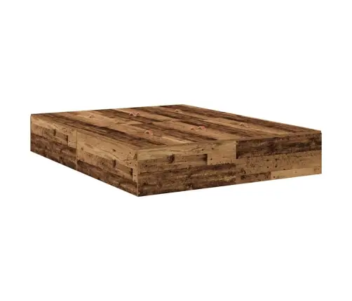 Voodi Hoiukohaga Raam Vana Puit 140 X 200 Cm Tehispuit