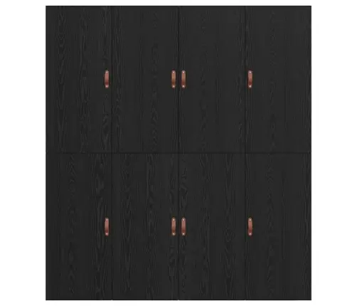 Voodi Hoiukohaga Raam Must Tamm 180 X 200 Cm Tehispuit