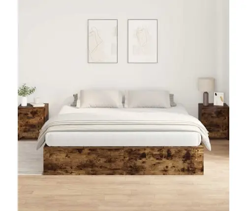 Lovos Rėmas Dūminio Ąžuolo 180 X 200 Cm Apdirbta Mediena