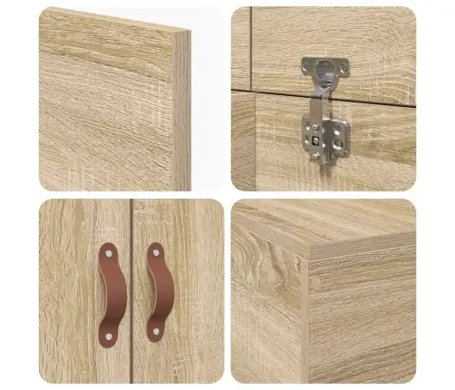 Voodi Hoiukohaga Raam Sonoma Tamm 70 X 190 Cm Tehispuit