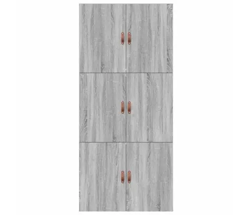 Gultas Rāmis Ar Uzglabāšanu, Pelēkā Sonoma, 75X190 Cm Vidaxl