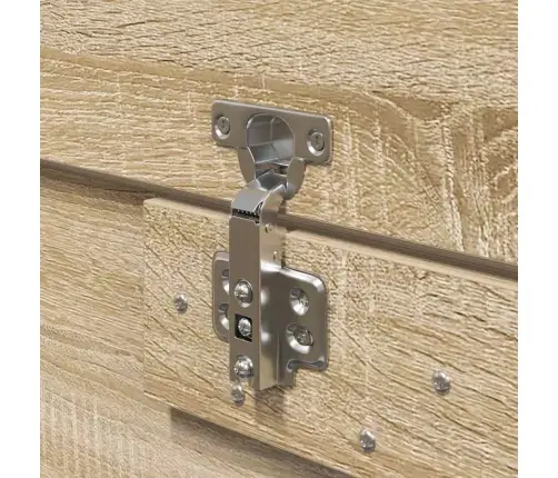 Voodi Hoiukohaga Raam Sonoma Tamm 120 X 190 Cm Tehispuit