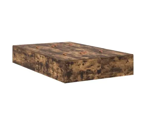 Uzgādes Gultas Rāmis Dūmu Ozols 120X190 Cm Vidaxl