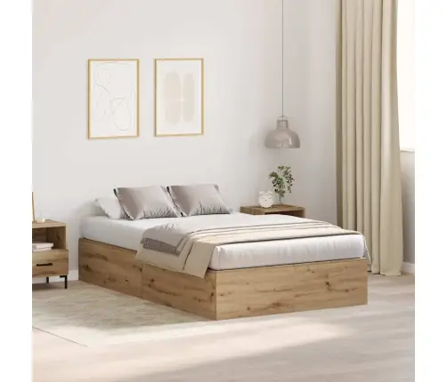 Lova Su Daiktų Laikymo Vieta Amatininkų Ąžuolas 120 X 190 Cm