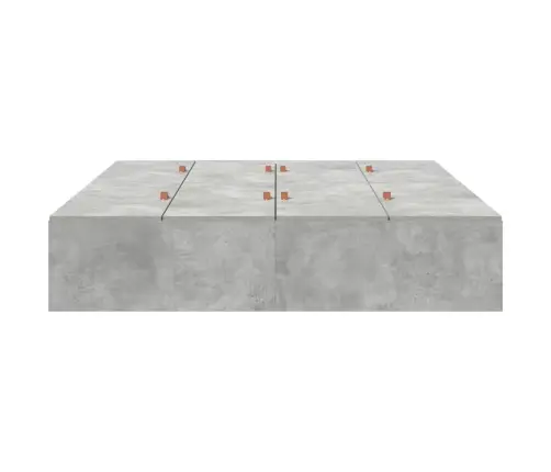 Voodi Hoiukohaga Raam Betoonhall 140 X 190 Cm Tehispuit