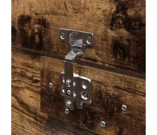 Uzglabāšanas Gulta Rūsganā Ozola Krāsā 140X190 Cm Vidaxl