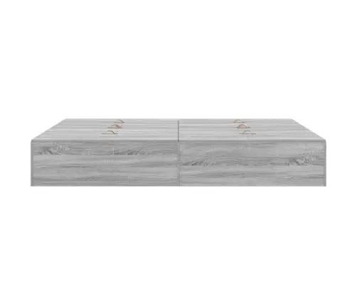 Lova Su Daiktų Laikymo Vieta Pilkas Sonoma 140 X 190 Cm