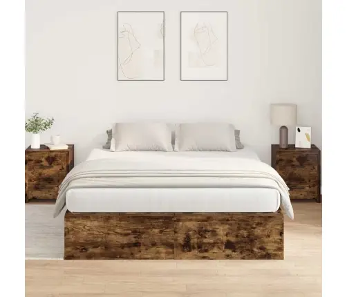 Lovos Rėmas Dūminio Ąžuolo 135 X 190 Cm Apdirbta Mediena