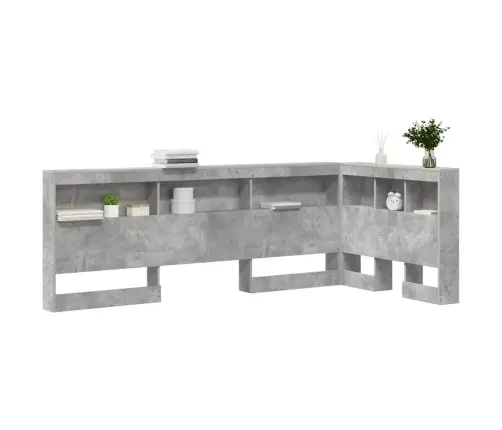 Saugojimo Galvos Atlošas Betono Pilka 80 Cm Apdirbta Mediena