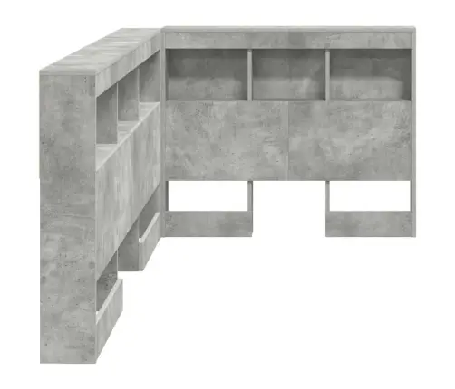 Saugojimo Galvos Atlošas Betono Pilka 80 Cm Apdirbta Mediena