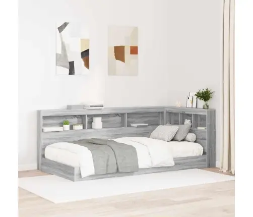 Uzglabāšanas Galvas Balsts Pelēka Sonomas Ozola 80 Cm Vidaxl