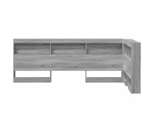 Uzglabāšanas Galvas Balsts Pelēka Sonomas Ozola 80 Cm Vidaxl